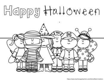 halloween coloring sheets  nola creations teachers pay teachers