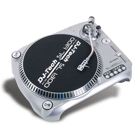 disc dj tech sl  mk direct drive dj turntable silver  gearmusic