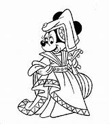 Princess Minnie Coloring Mouse Disney Pages Coloriage Robe Coloriages Fiona Princesses Jasmine sketch template