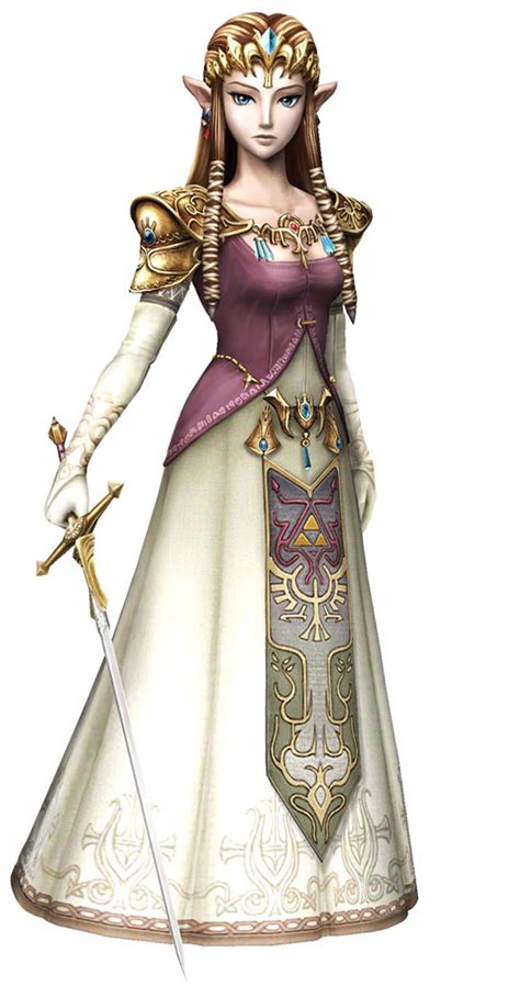 princess zelda render characters art legend  zelda twilight