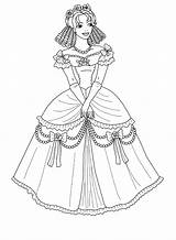 Coloring Pages Princess Amelia Fashion Colorkid Princesse Coloriage Fairy sketch template