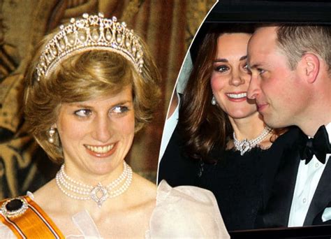 kate middleton borrowed queen s handmade necklace that diana loved
