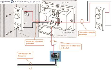 ring doorbell transformer wiring diagram doorbell transformer  connect