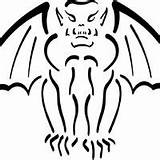 Coloring Gargoyle Pages Mythical Surfnetkids Next sketch template