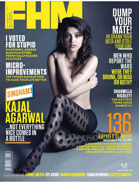 Kajal Agarwal Topless For Fhm Magazine 6 Pics Xhamster