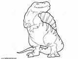 Spinosaurus Coloring Pages Printable Adults Kids sketch template
