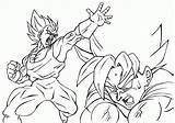 Goku Vegeta Coloring Pages Vs Dragon Ball Drawing Gods Battle Attacking Ssjg Getdrawings Xcolorings Coloringhome sketch template
