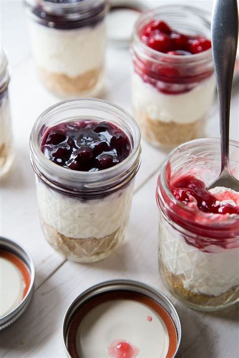 no bake cherry cheesecake in a jar country cleaver