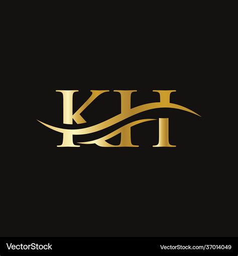 kh logo letter swoosh stock vector adobe stock  xxx hot girl