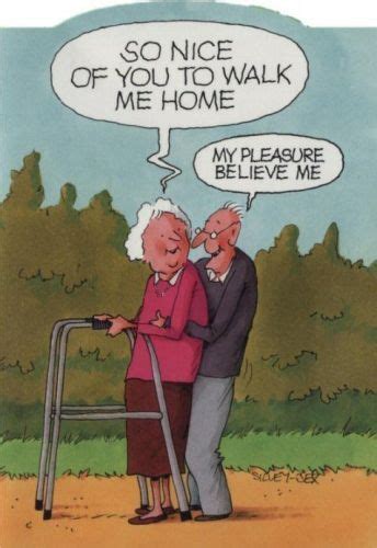 85 Best Funny Elderly Couple Cartoons Images On Pinterest