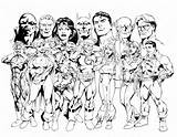Coloring Justice League Pages Social Getcolorings Member Color Printable sketch template