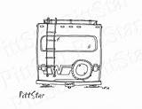 Motorhome sketch template