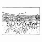 Rom Wagenrennen Malvorlagen Emse sketch template