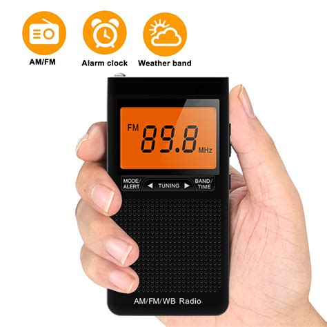 noaa weather alert radio eeekit portable amfm battery operated