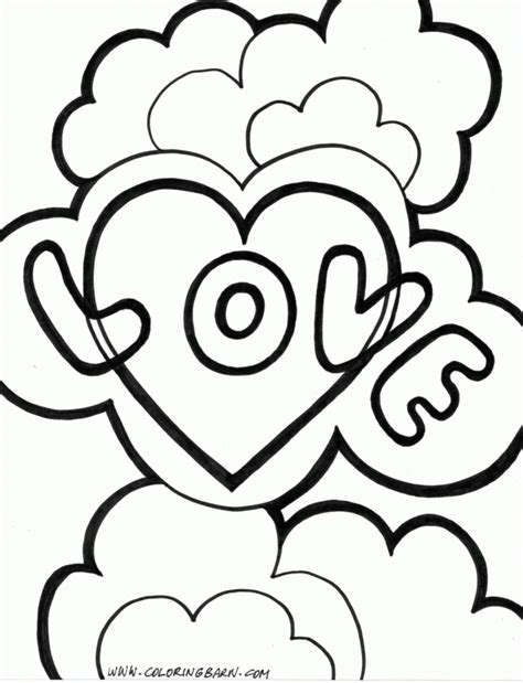 love coloring pages  print  kids