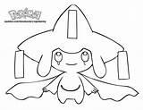Jirachi Coloring Pages Pokemon Colouring Color Drawing Imprimer Getcolorings Squidoo Choose Board sketch template