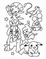 Pokemon Coloring Pages Lucario Color Advanced Kids Redneck Printable Print Sheets Cute Picgifs Pokémon Book Pikachu Boys Drawings Groups Getcolorings sketch template