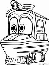 Robot Coloring Train Pages Trains sketch template