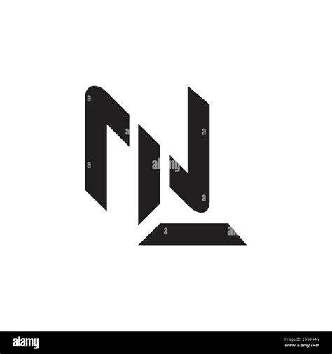 initial letter nl logo design vector template creative abstract nl letter logo design stock