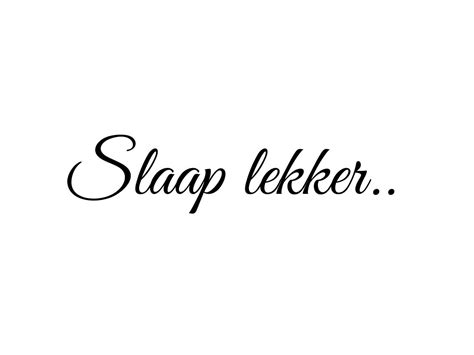 muursticker slaap lekker