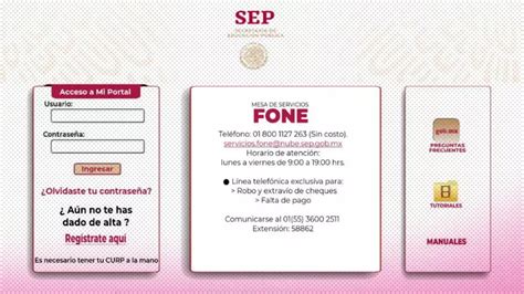 fone descarga tus recibos  talones de pago  trabajas en la sep