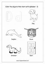 Alphabet Start Things Coloring Color Pages Letter Starting Printable Each English Objects Worksheets Megaworkbook These Kindergarten sketch template