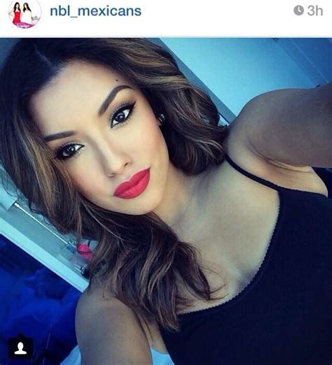 Love Her Make Up Latina Make Up Red Lips Beauty