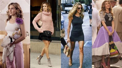 these are carrie bradshaw s most pinned outfits harper s