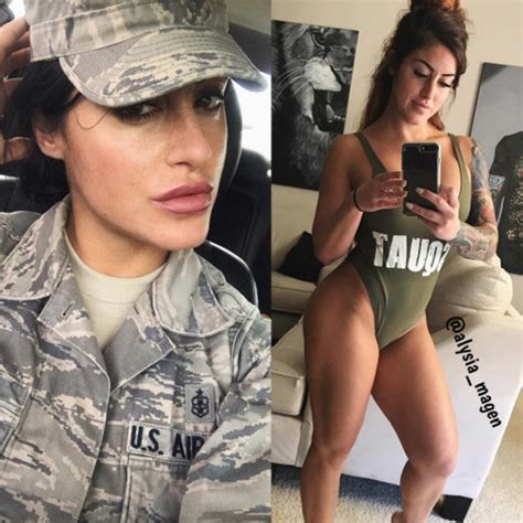 Fitness Model Us Air Force Vixen Strips Off Uniform For