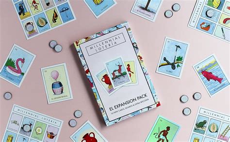 millennial loteria el expansion pack   cards boards extra