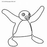 Pingu Character Ausmalbilder sketch template