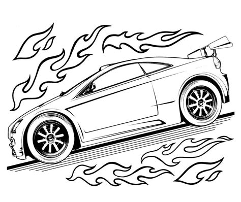 hot wheels speed turbo coloring pages race car coloring pages cars