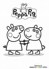 Peppa Sheep Suzzy sketch template