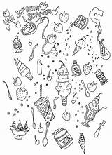 Milkshake Parlor Spinsterhood sketch template