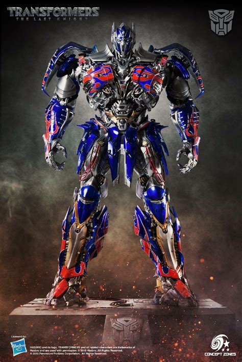 concept zones   knight optimus prime statue official images