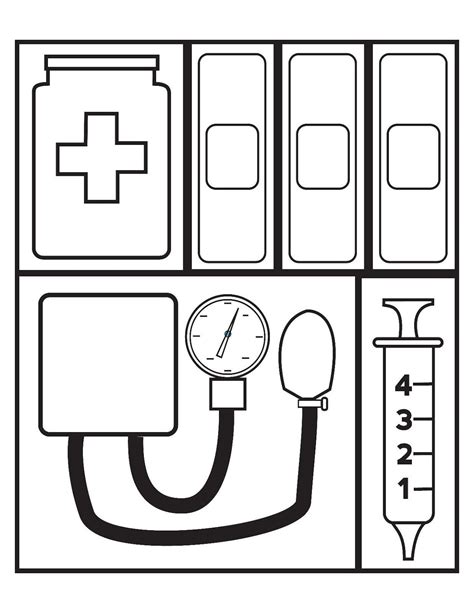 doctor kit coloring page yunus coloring pages