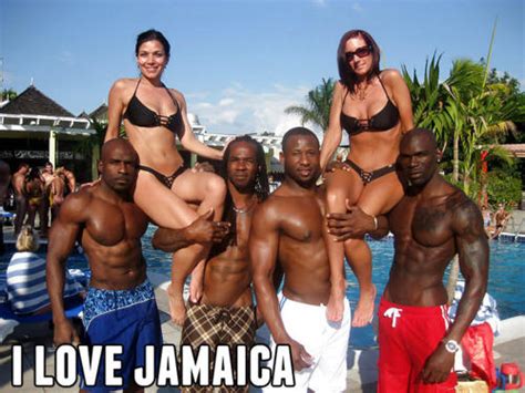 why do white women love going to jamaica to get dicked by