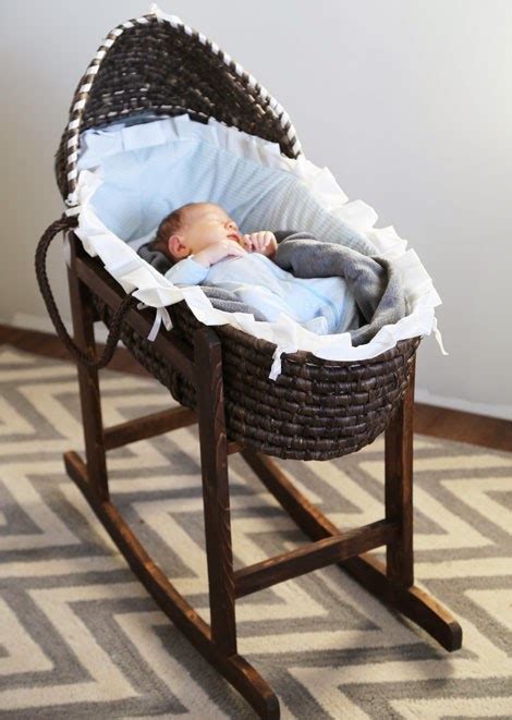 ana white rocking moses basket stand diy projects