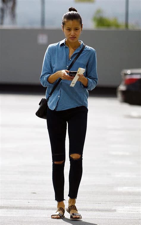 Jamie Chung With No Make Up Out In Los Angeles 10 28 2015