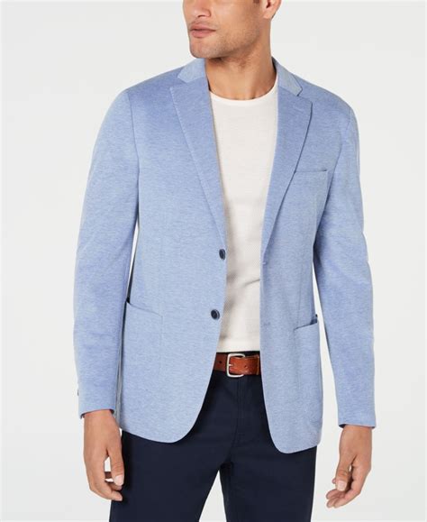 blue sport jacket outfit