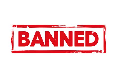 banned stamp png  psd psdstamps