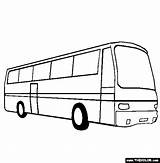 Bus Coloring Pages Trucks sketch template