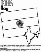 Flag India Coloring Comments sketch template