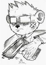 Drawing Bear Gangsta Teddy Teddybear Drawings Cthulu Doc Paintingvalley Getdrawings Deviantart sketch template