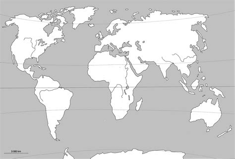 carte du monde vierge avec fleuves  blog