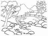 Nature Coloring Pages Printable Kids sketch template