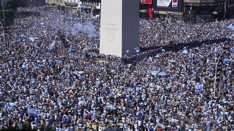 argentina fans erupt with joy after messi wins best ever world cup