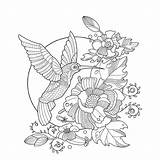 Colibri Hummingbird Pour Adultes Kleurend Kolibrie Svg Pura Vida Floral Peints Papiers Running Colibrí Cobra Alexanderpokusay Serpent Colorier Anterior Costa sketch template