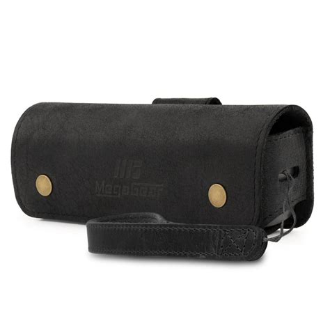 megagear dji osmo pocket top grain leather camera case   camera case leather leather case