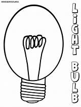 Light Coloring Bulb Pages Print Lightbulb Drawing Color Simple Getdrawings sketch template